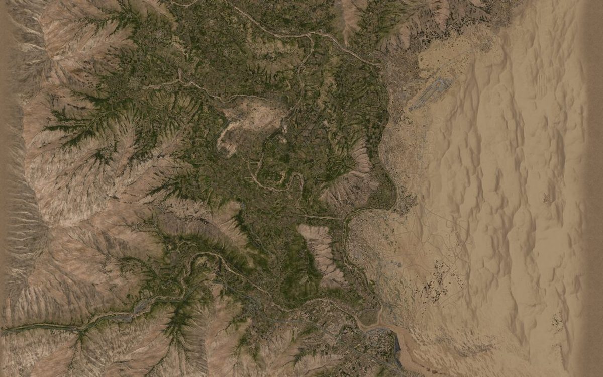 Nasdara DayZ map satellite view